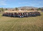 Sandia Matadors Co-ed Varsity Drill Winter 19-20 team photo.