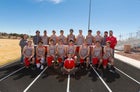 Mountainair Mustangs Boys Varsity Track & Field Spring 16-17 team photo.