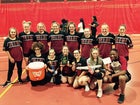 Beebe Badgers Co-ed Varsity Dance Team Winter 18-19 team photo.