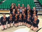 Rogers Heritage War Eagles Co-ed Varsity Dance Team Winter 18-19 team photo.