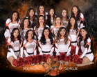 Gallup Bengals Co-ed Varsity Dance Team Winter 18-19 team photo.