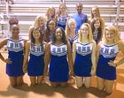 Bryant Hornets Co-ed Varsity Dance Team Winter 18-19 team photo.