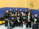 Organ Mountain Knights Co-ed Varsity Dance Team Winter 18-19 team photo.