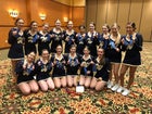 Bentonville West Wolverines Co-ed Varsity Dance Team Winter 18-19 team photo.