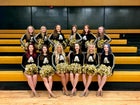 Alma Airedales Co-ed Varsity Dance Team Winter 18-19 team photo.