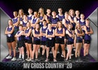 Mountain View Buffaloes Boys Varsity Cross Country Fall 20-21 team photo.