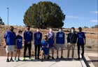 St. Michael's Horsemen Boys Varsity Cross Country Fall 20-21 team photo.