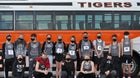 Aztec Tigers Boys Varsity Cross Country Fall 20-21 team photo.