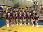 Beebe Badgers Co-ed Varsity Cheer Fall 16-17 team photo.