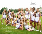 Berryville Bobcats Co-ed Varsity Cheer Fall 16-17 team photo.