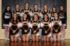 Carlisle Bison Co-ed Varsity Cheer Fall 16-17 team photo.