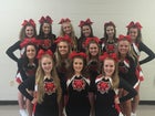 Brookland Bearcats Co-ed Varsity Cheer Fall 16-17 team photo.