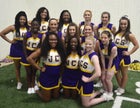 Junction City Dragons Co-ed Varsity Cheer Fall 16-17 team photo.