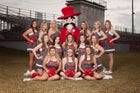 Highland Rebels Co-ed Varsity Cheer Fall 16-17 team photo.