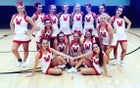 Westside Warriors Co-ed Varsity Cheer Fall 16-17 team photo.