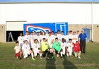 Arkadelphia Badgers Boys Varsity Soccer Spring 17-18 team photo.