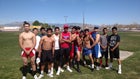 West Mesa Mustangs Boys Varsity Track & Field Spring 15-16 team photo.