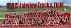 Fairview Knights Boys Varsity Track & Field Spring 15-16 team photo.