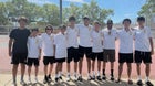 Thomas Jefferson Spartans Boys Varsity Tennis Fall 26-27 team photo.