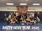 Klein Collins Tigers Boys Varsity Wrestling Winter 20-21 team photo.