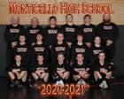 Monticello Buckaroo Boys Varsity Wrestling Winter 20-21 team photo.