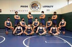 Atrisco Heritage Academy Jaguars Boys Varsity Wrestling Winter 20-21 team photo.