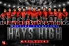 Hays Hawks Boys Varsity Wrestling Winter 20-21 team photo.