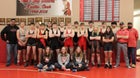 Lyman Raiders Boys Varsity Wrestling Winter 20-21 team photo.