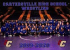 Cartersville Purple Hurricanes Boys Varsity Wrestling Winter 20-21 team photo.
