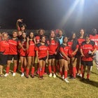 Raleigh-Egypt Pharaohs Girls Varsity Soccer Fall 25-26 team photo.