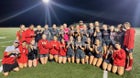 Hawken Hawks Girls Varsity Soccer Fall 25-26 team photo.