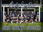 Ohio County Eagles Girls Varsity Soccer Fall 25-26 team photo.