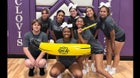 Clovis Wildcats Co-ed JV Cheer Fall 23-24 team photo.