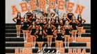Aberdeen Tigers Co-ed Varsity Cheer Winter 23-24 team photo.