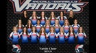 McCall-Donnelly Vandals Co-ed Varsity Cheer Winter 23-24 team photo.