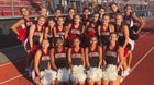 Mount Sinai Mustangs Co-ed Varsity Cheer Winter 23-24 team photo.