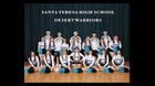 Santa Teresa Warriors Co-ed Varsity Cheer Winter 23-24 team photo.