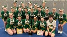 Lakeland Hawks Co-ed Varsity Cheer Winter 23-24 team photo.