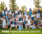 Thunder Ridge Titans Co-ed Varsity Dance Team Winter 20-21 team photo.