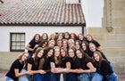 Centennial Patriots Co-ed Varsity Dance Team Winter 20-21 team photo.