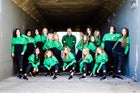 Bonneville Bees Co-ed Varsity Dance Team Winter 20-21 team photo.