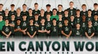 Green Canyon Wolves Boys Varsity Soccer Spring 24-25 team photo.