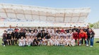 American Fork Cavemen Boys Varsity Soccer Spring 24-25 team photo.