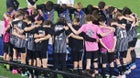 Harrah Panthers Boys Varsity Soccer Spring 24-25 team photo.