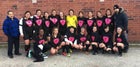 Hancock Eagles Girls Varsity Soccer Spring 16-17 team photo.