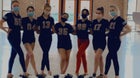 Eldorado Eagles Co-ed Varsity Drill Winter 20-21 team photo.