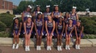 Crowley Eagles Co-ed JV Cheer Fall 25-26 team photo.