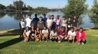 San Dimas Saints Boys Varsity Cross Country Fall 21-22 team photo.