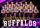 Mountain View Buffaloes Boys Varsity Cross Country Fall 21-22 team photo.