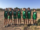 Albuquerque Bulldogs Boys Varsity Cross Country Fall 21-22 team photo.